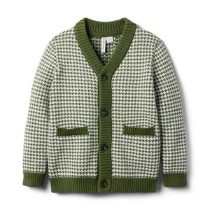 Janie and Jack Herringbone Cardigan